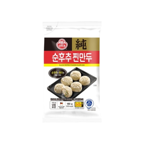 오뚜기 순후추 찐만두 180g (6개)_이미지