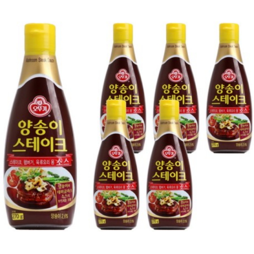 오뚜기 양송이 스테이크 소스 270g (6개)_이미지