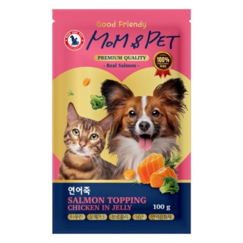 맘앤펫 연어죽 파우치 100g (1개)_이미지