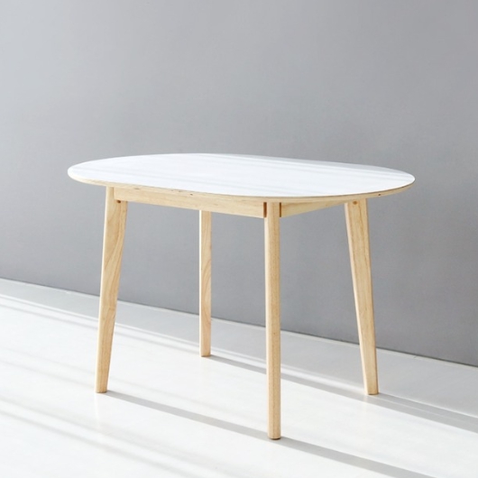 마켓비 RAMIRA 라운드형 HPL 식탁 1200 (의자별도)