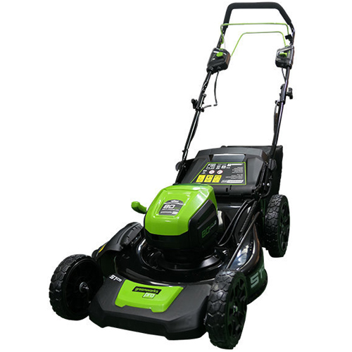 그린웍스 G-MAX Pro 80V 잔디깍기 자주식 (5.0Ah, 배터리 2개)_이미지