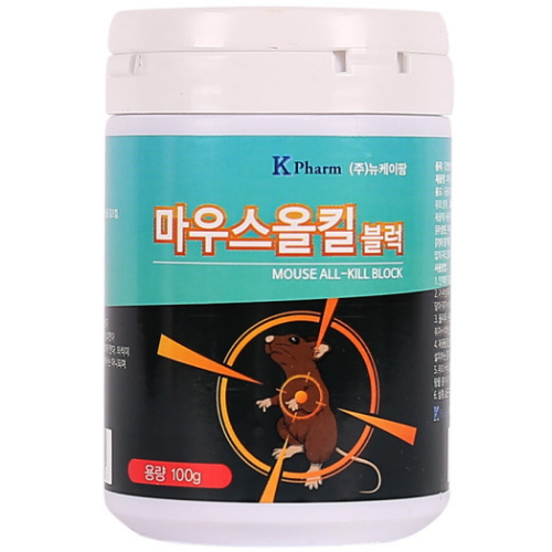케이팜 마우스올킬 블럭 100g이미지입니다. 누르면 해당 게시물로 새창이동합니다.