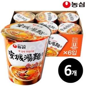 농심 <b>안성탕면</b>컵 66g