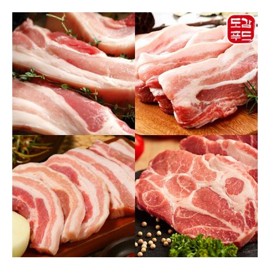 도감푸드 듀록 흑돼지 삼겹살 500g (1개)