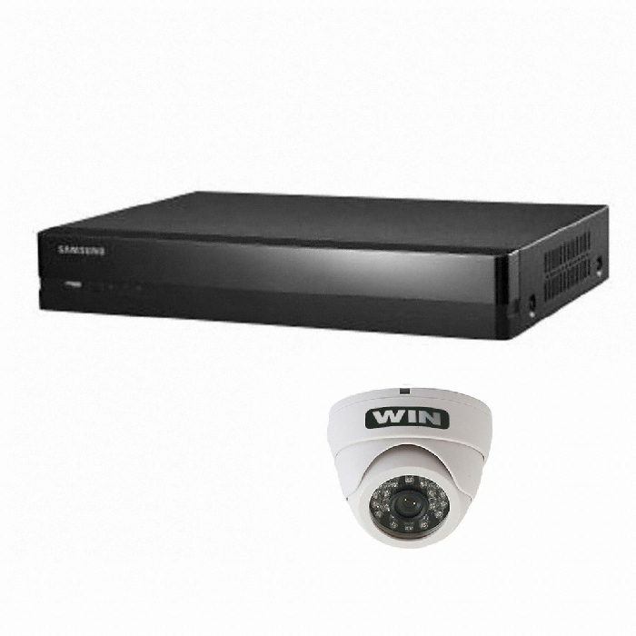 한화비전 SRD-445 + WIN-24PDIR 패키지 (카메라 3개+녹화기)_이미지