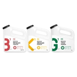 레인보우샵 프리미엄 왕톡톡이 베이킹소다 1KG, 1개+과탄산소다 1KG, 1개, 구연산 1KG, 1개