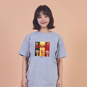벨기에국기 독립 기념일 그래픽 캐쥬얼 반팔티 W7E2815