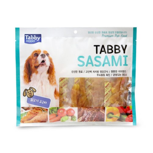 테비토퍼 테비 사사미 닭고기 고구마 300g (1개)
