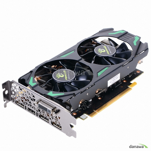 MANLI 지포스 GTX960 Black Knight X2 OC D5 2GB_이미지