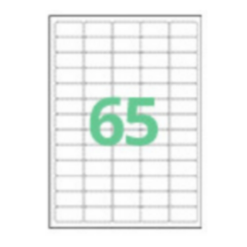 [불명] A4 폼텍규격 라벨지 화이트40칸(4x10) (100매)