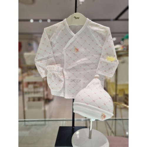 임신출산선물 디디배내저고리X손싸개X비니모세트 핑크 07S317002SP7