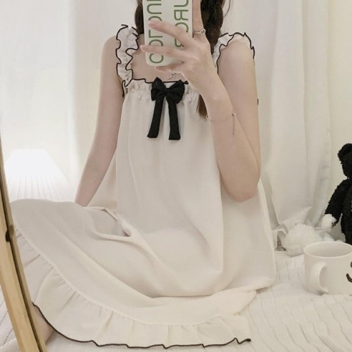 쉬폰 민소매 여자원피스 여자 코디 여름 99 WFJ4BCU_이미지