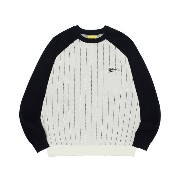 위캔더스 WKNDRS RAGLAN KNIT SWEATER IVORY WS2501KN01IV 414045_이미지