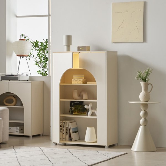 히트가구 AD114 높은 장식 선반수납장 800_이미지