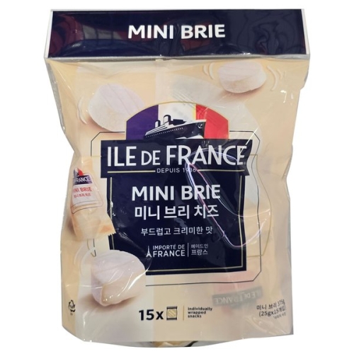  일드 프랑스 미니브리 치즈 25g [15개]