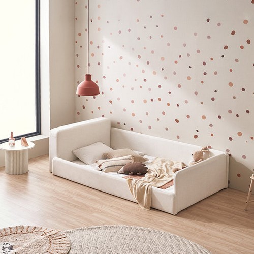 장인가구 하랑 패브릭 슬림헤드 가드형 패밀리침대 SS+SS (라텍스탑독립)_이미지