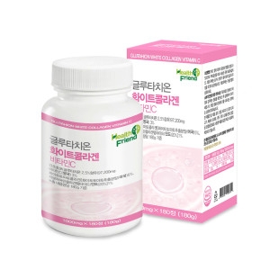 프라임헬스 헬스프랜드 글루타치온 화이트 콜라겐 비타민C  1000mg 180정 (1개)_이미지