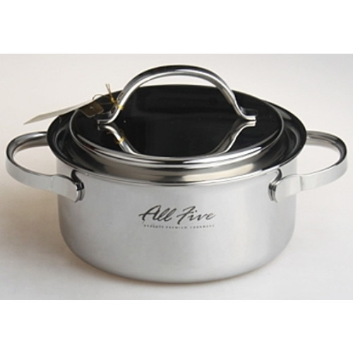올파이브 5ply 스텐레스 냄비 양수