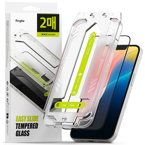 리어스 링케 아이폰16e 이지 슬라이드 강화유리 보호필름 (액정 2매)_이미지