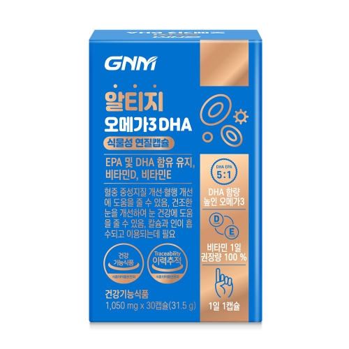 GNM�ڿ���ǰ�� ��Ƽ�� ���ް�3 DHA 1050mg 30ĸ��