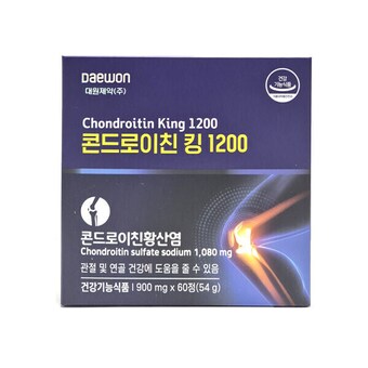 대원제약 <b>콘드로이친</b> 킹 <b>1200</b> 60정