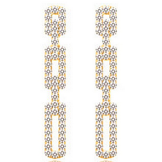 브리앙 14K 모던 스퀘어 귀걸이_이미지