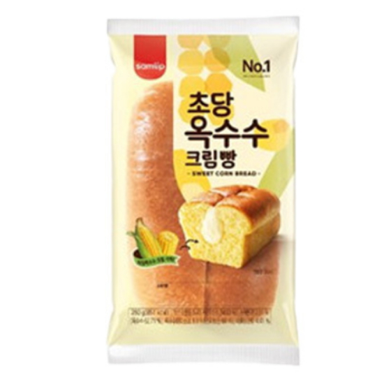 빵 옥수수크림빵 100gX5봉 / 초당옥수수크림빵 으로 리뉴얼 되었습니다