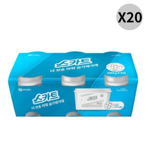 유한킴벌리 스카트 더보송 파워 습기제거제 280g (20개)