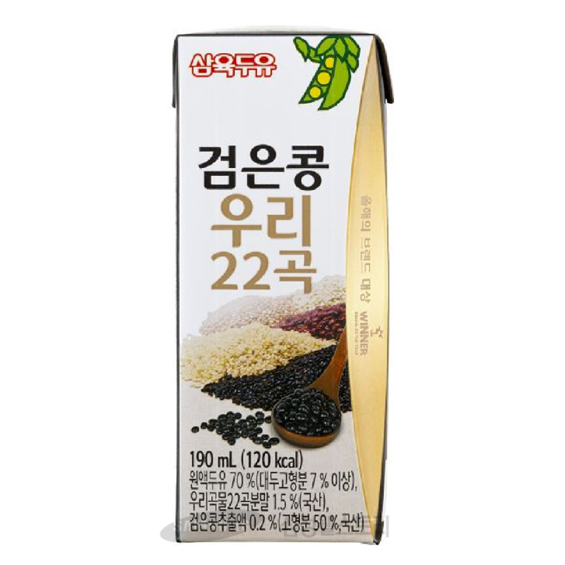 삼육식품 검은콩 우리 22곡 190ml (72개)_이미지