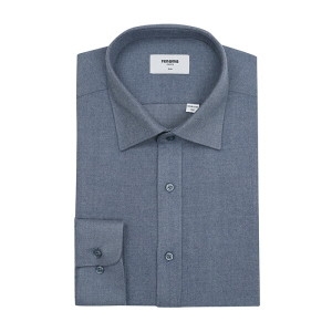 레노마 셔츠 남성 셔츠 기모 트윌 솔리드 슬림핏 긴팔셔츠 ROWSL0-003B