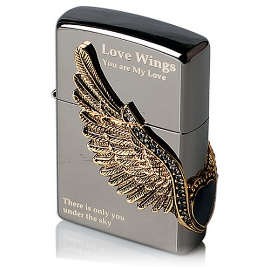 지포(ZIPPO) LOVE WINGS 1 (BK)_이미지