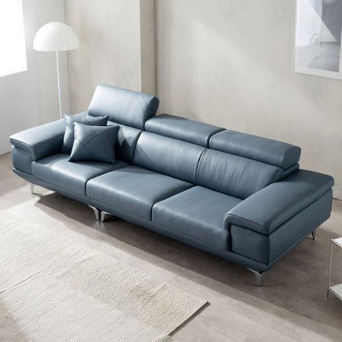 BIF보루네오  디에르 보이시 천연통가죽 소파 3.5인용 (스툴별도)