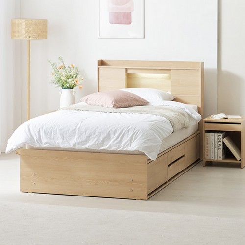 로이드 빅 수납 침대 SS+협탁