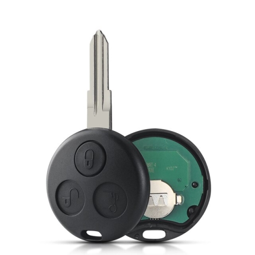 벤츠 범용 무선 433mhz 학습 코드 EV1527 고정 차고 도어 RF 원격 제어 송신기 4 버튼 자동차 열쇠 고리 1.Rem..