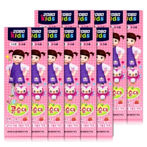 2080 키즈 2스텝 콩순이 치약 80g (12개)_이미지