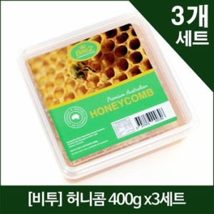 비투 Bee2 호주 천연 꿀 허니콤 400g X 3개