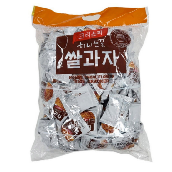 오성물산 크리스피 허니눈꽃 쌀과자 920g (1개)_이미지