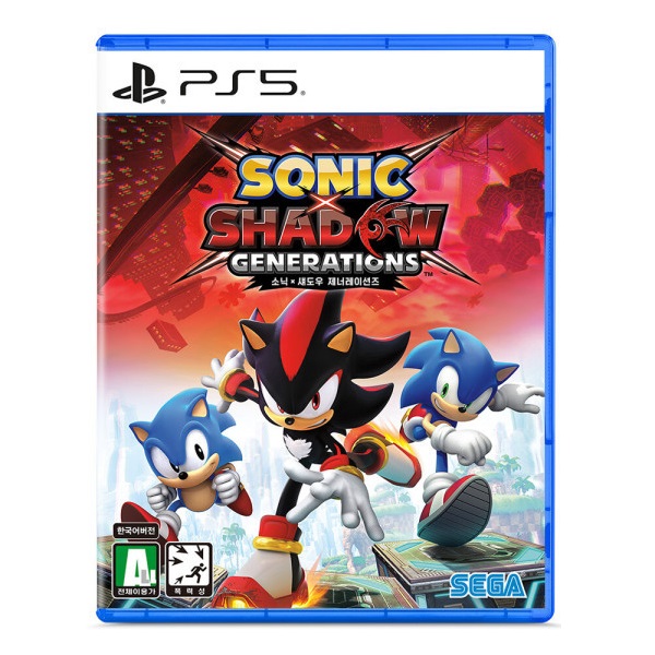소닉X섀도우 제네레이션즈 한글판 PS5, 패키지디스크_이미지