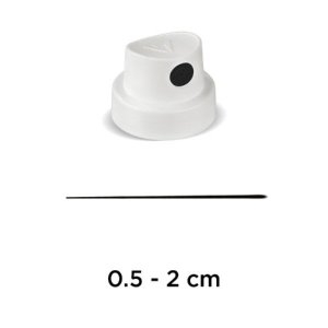 모로토우 캔스프레이 캡 노즐 Flat Jet 검정 흰색 0.5-2cm 분사 9001