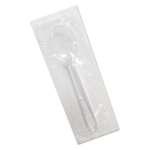 생활을그리다 아이스크림용 일회용 스푼 12cm 투명 (300개)_이미지