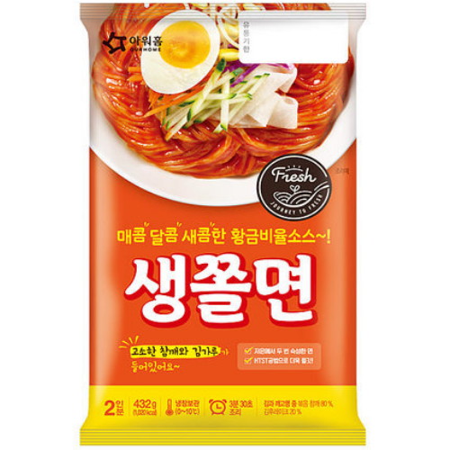 아워홈 생쫄면 2인분 432g (4개)_이미지