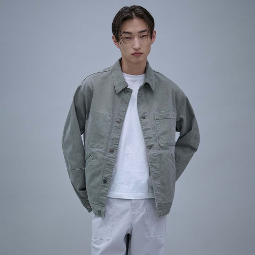 시프트지 Mallet Denim Trucker Jacket Grey GS5139MSS3