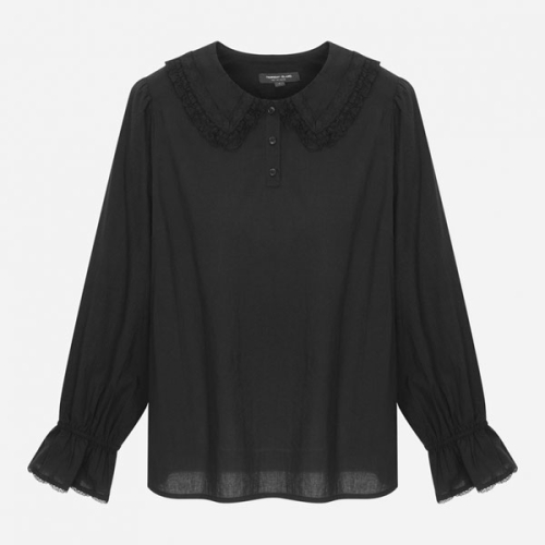 써스데이아일랜드 레이스 믹스 블라우스 T256MBL157