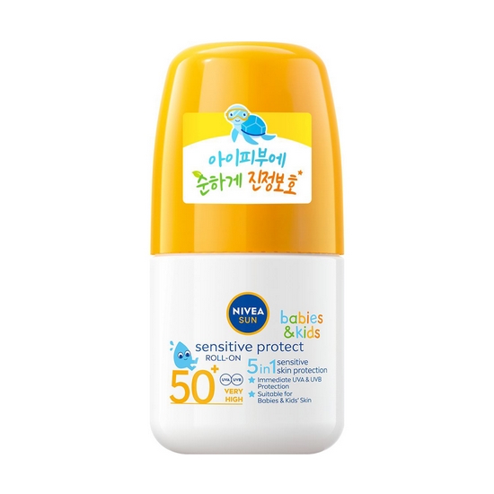 니베아 선 키즈 센서티브 프로텍트 롤온 50ml (1개)_이미지