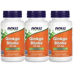 나우푸드 징코 빌로바 60mg 120캡슐 (3개)