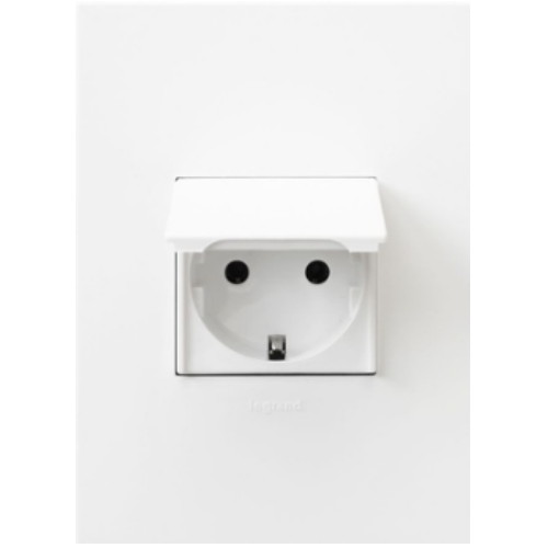 르그랑코리아 아테오 1구 평면커버콘센트 화이트