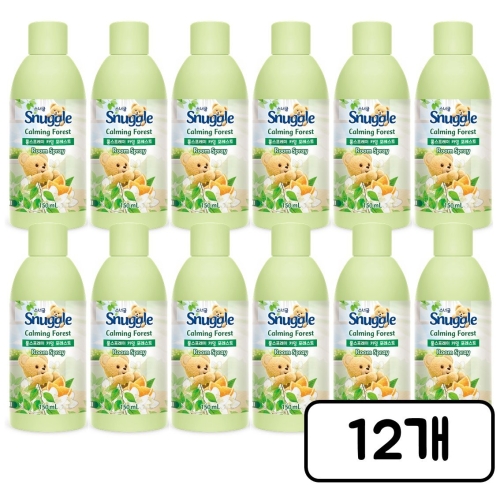 스너글 룸스프레이 카밍 포레스트 리필 150ml (12개)_이미지