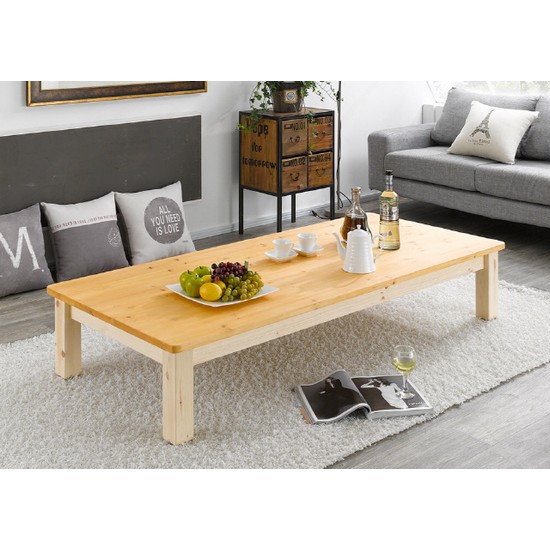 더리드 드롬 레드파인 좌식테이블 1800