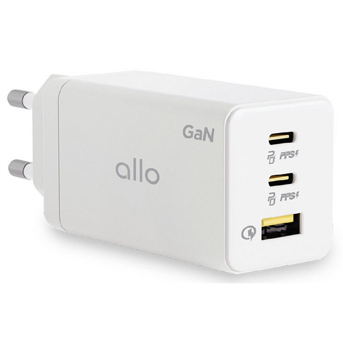 알로코리아 PD PPS 65W 3포트 GaN 라이트 충전기 UC365G_이미지