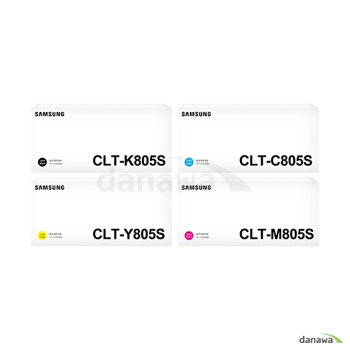 삼성전자 정품 CLT-K805S, CLT-C805S, CLT-M805S, CLT-Y805S 4색 세트_이미지